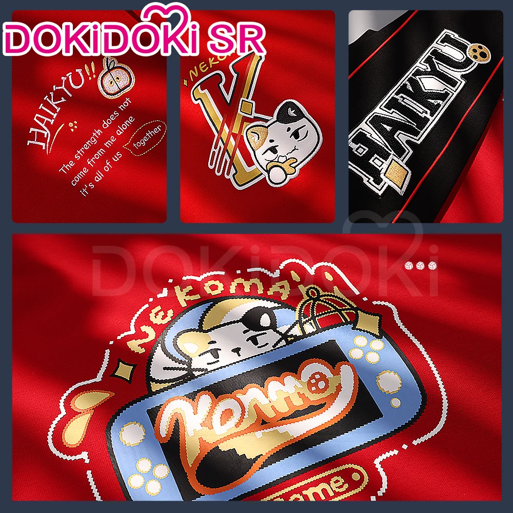 【Ready For Ship】【Last Batch】DokiDoki-SR Anime Cosplay High School Baseball Jacket Costume Black / Red / Green - Image 2