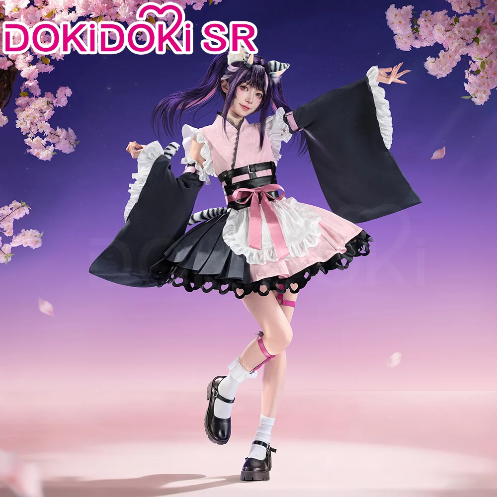 DokiDoki-SR Anime Cosmic Princess Kaguya! Cosplay Komazawa Noi Costume Cute Maid