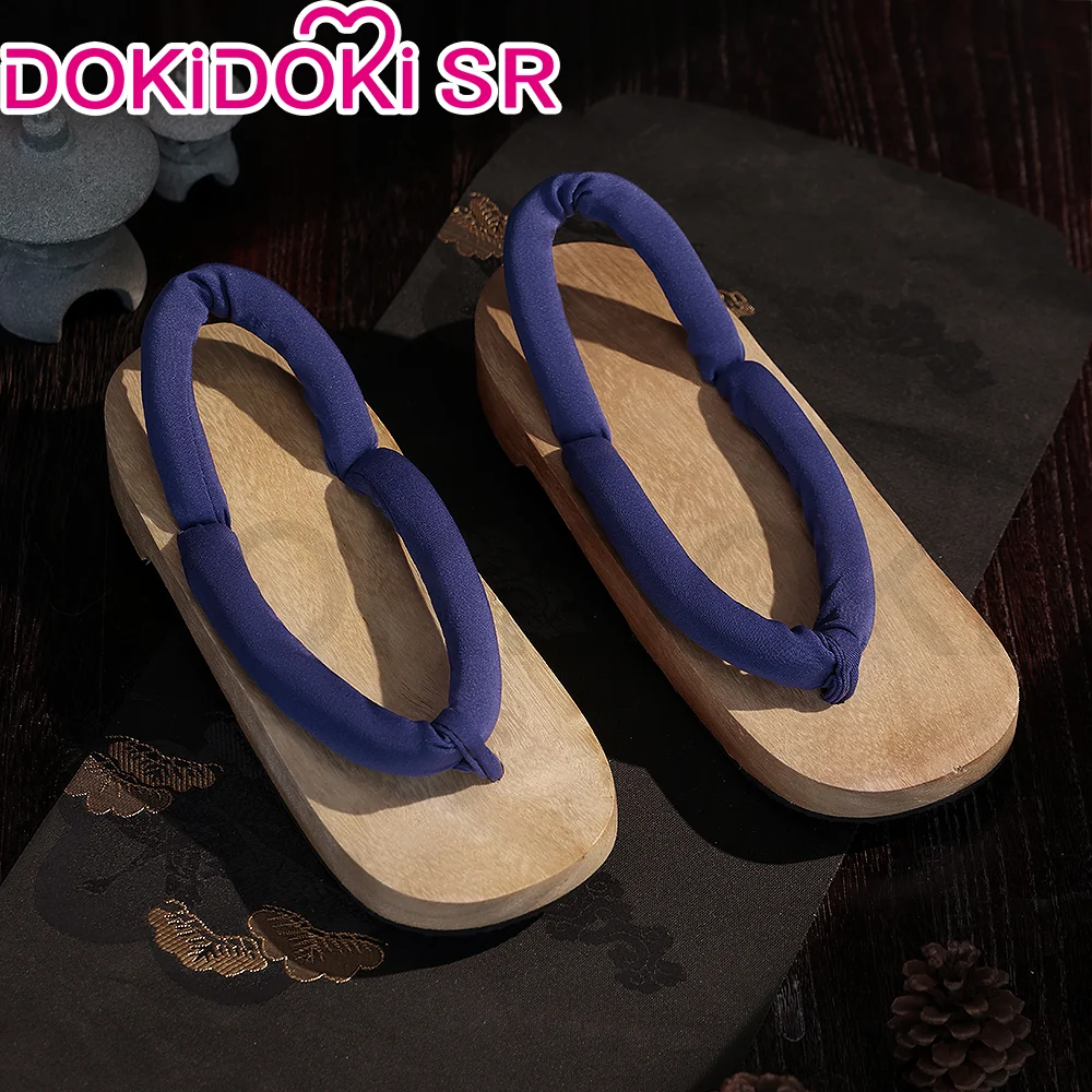 【Partially Ready For Ship】DokiDoki-SR Anime Cosplay Red White Purple Shoes Japanese Geta - Image 9