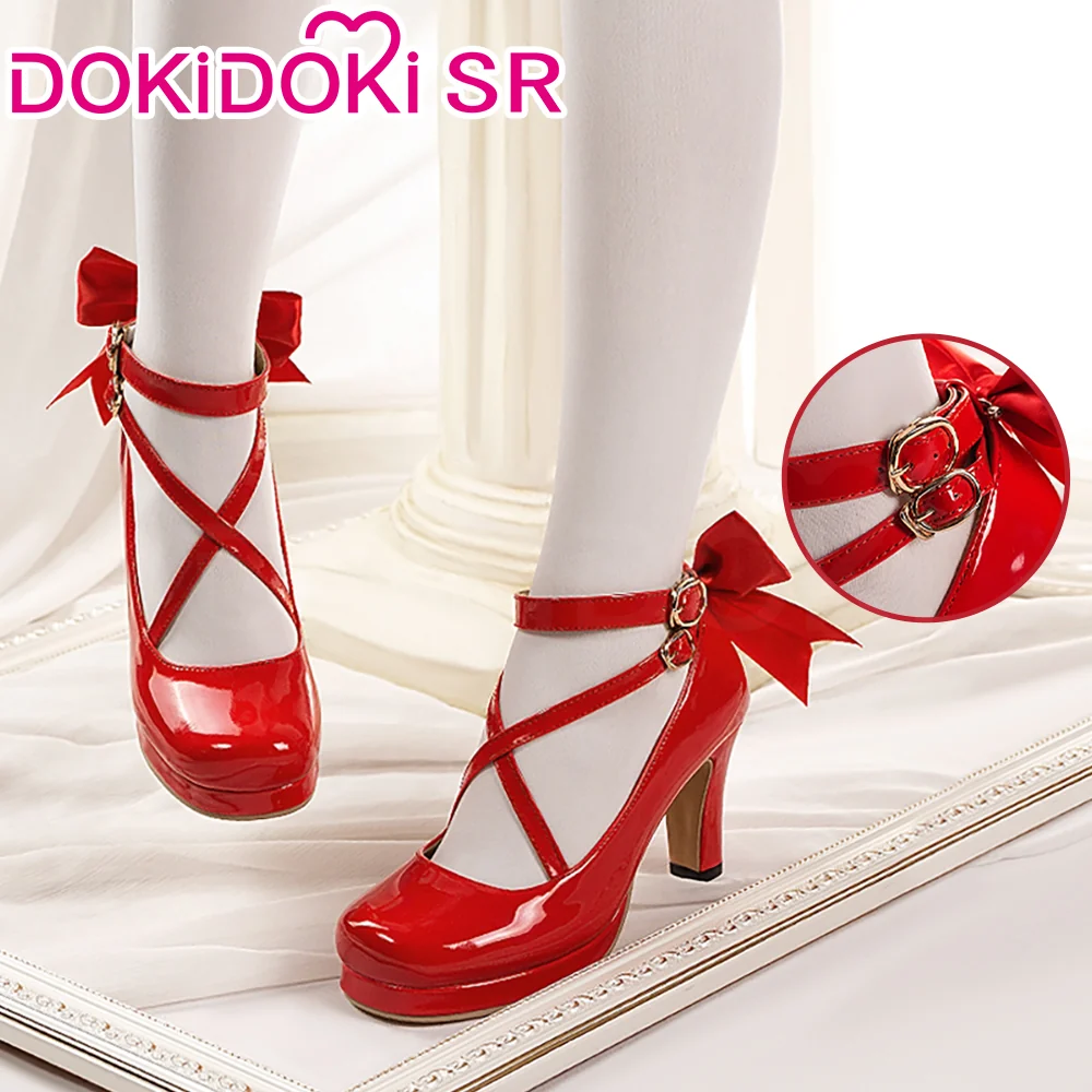 DokiDoki-SR Anime Cosplay Shoes Red High Heels
