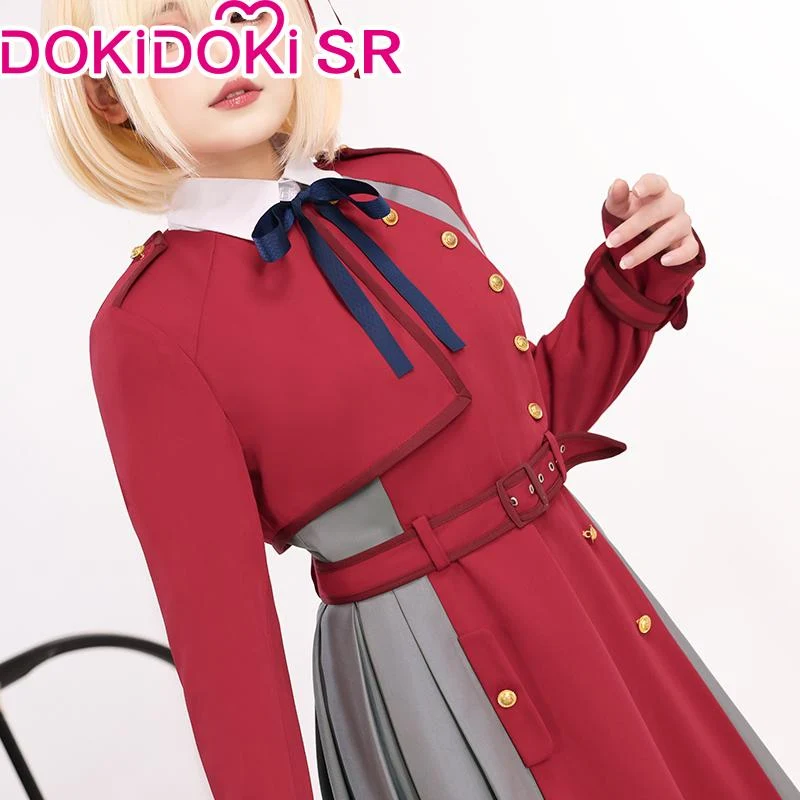 DokiDoki-SR Anime Lycoris Recoil Cosplay Inoue Takina / Nishikigi Chisato Cosplay Uniform Costume - Image 5