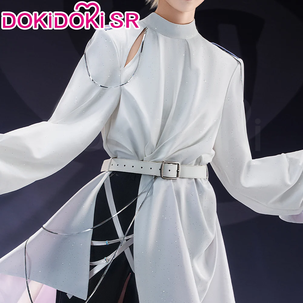 【2 Style】【Size S-3XL】DokiDoki-SR Anime Cosplay Costume Round 5 White Male R5 - Image 5