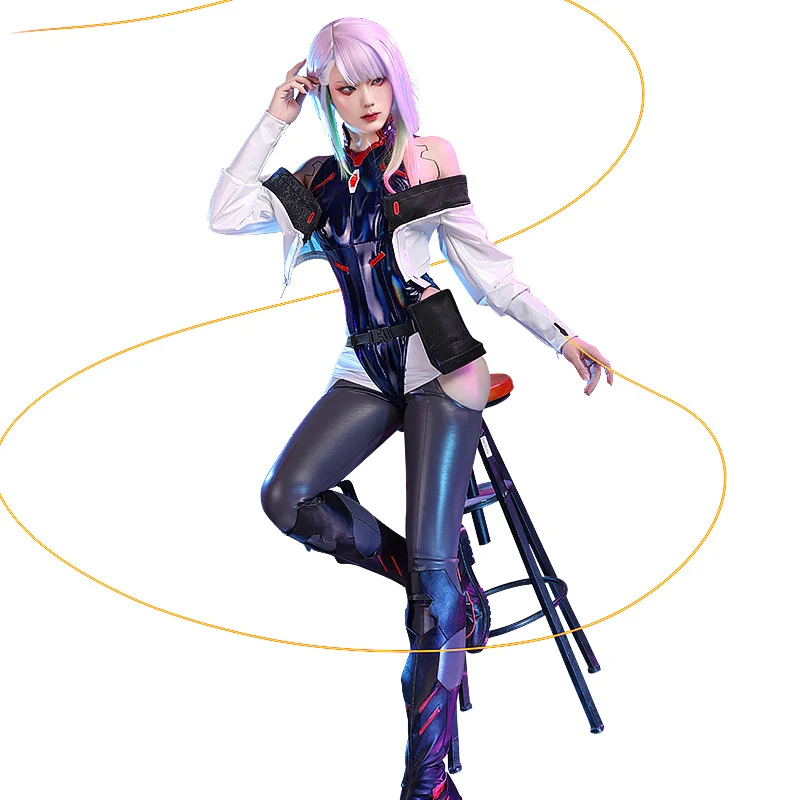 【Partially Ready For Ship】【Size S-2XL】DokiDoki-SR Game Anime Cosplay Costume Racing Suit - Image 6