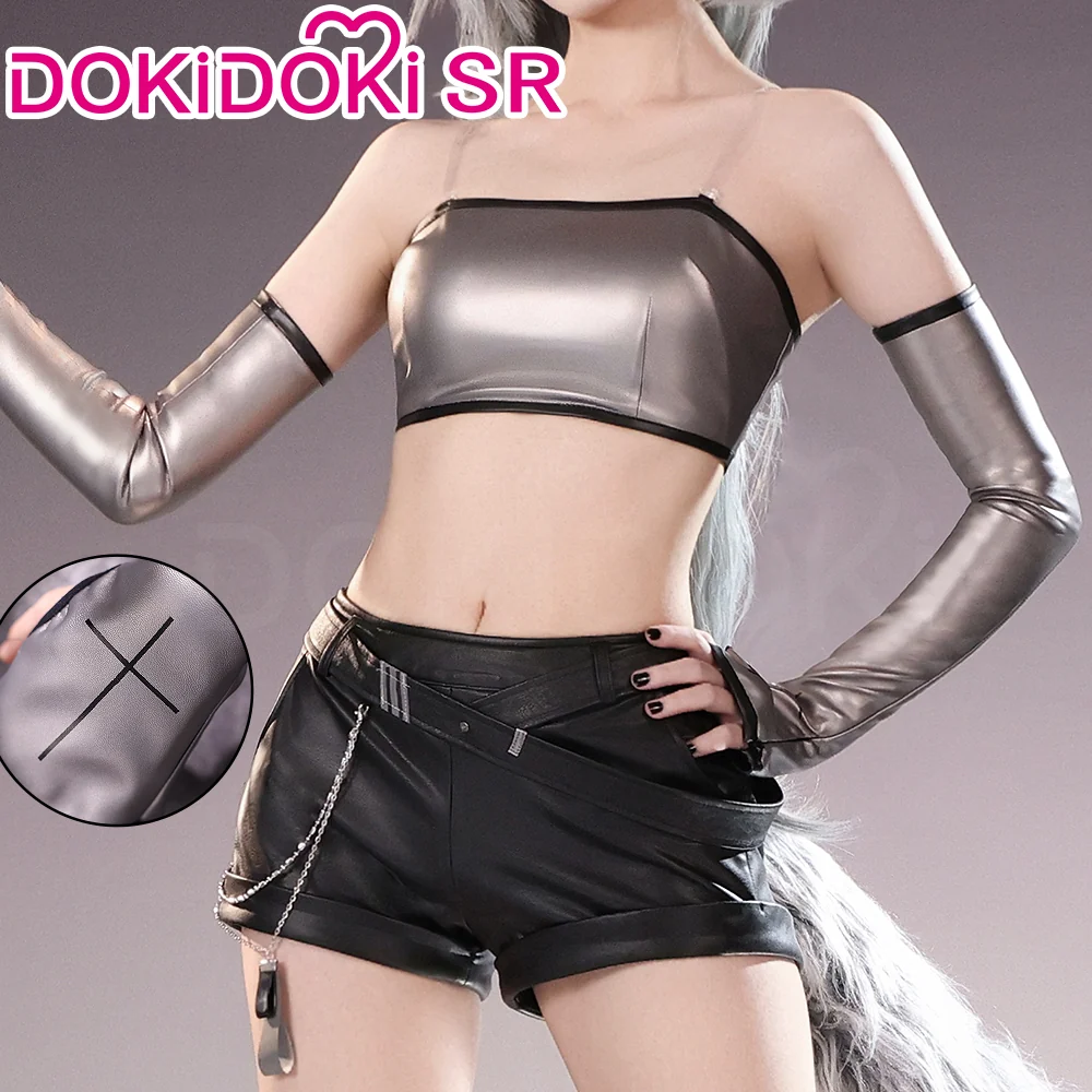 DokiDoki-SR Game Arknights Lapland Cosplay Costume Black - Image 3