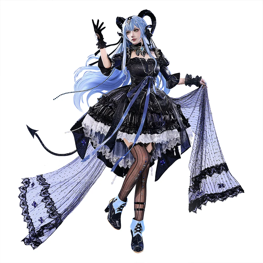 DokiDoki-SR Game Arknights X BanG Dream!  Cosplay Togawa Sakiko Costume Master of Melodia - Image 8