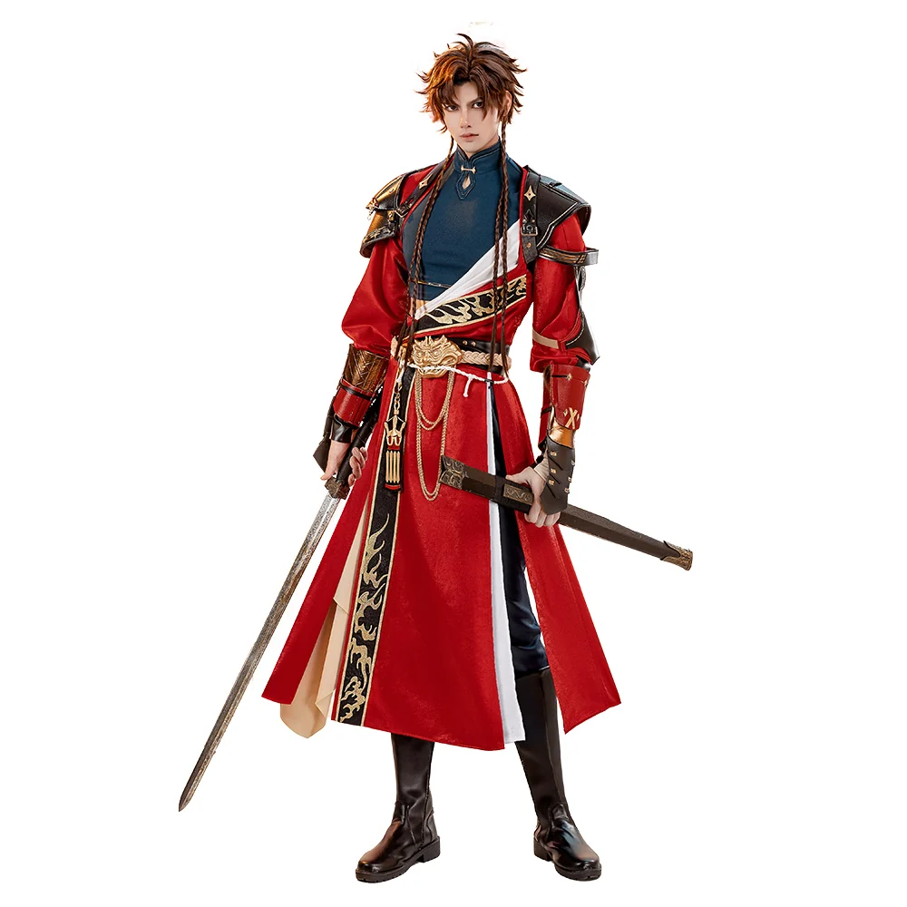 DokiDoki-SR Game Ashes of the Kingdom Cosplay Sun Ce Costume Dai Hao Yuan - Image 5