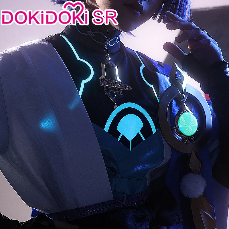 【 Ready For Ship】【Size S-3XL】【Bust Lighting】DokiDoki-SR Game Genshin Impact Cosplay Wanderer Costume Scaramouche - Image 5