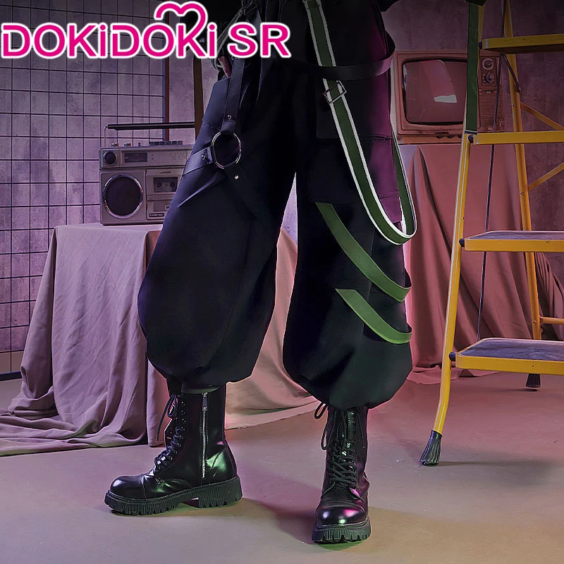 【Ready For Ship】【Last Batch】DokiDoki-SR Game Genshin Impact Cosplay Xiao Costume Overalls  Street Wear - Image 3