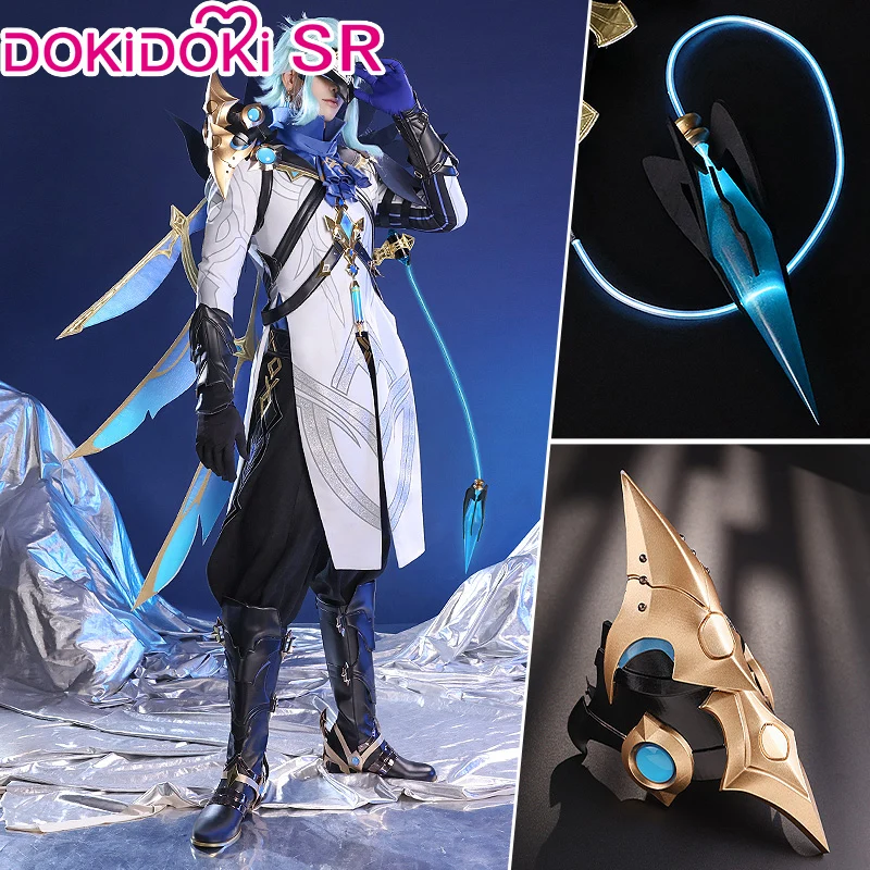 【Size S-3XL】DokiDoki-SR Game Genshin Impact Il Dottore Cosplay Costume - Image 2