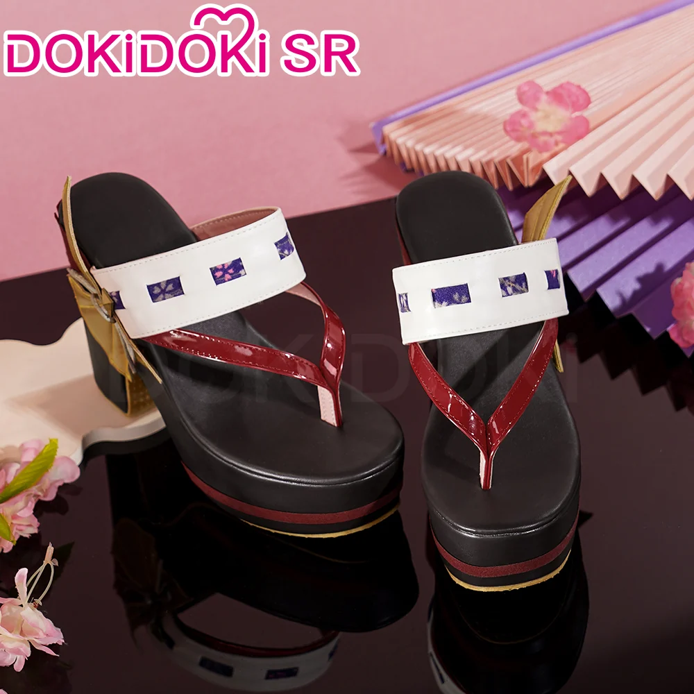 【Ready For Ship】【Last Batch】DokiDoki-SR Game Genshin Impact Yae Miko Cosplay Costume / Shoes - Image 7