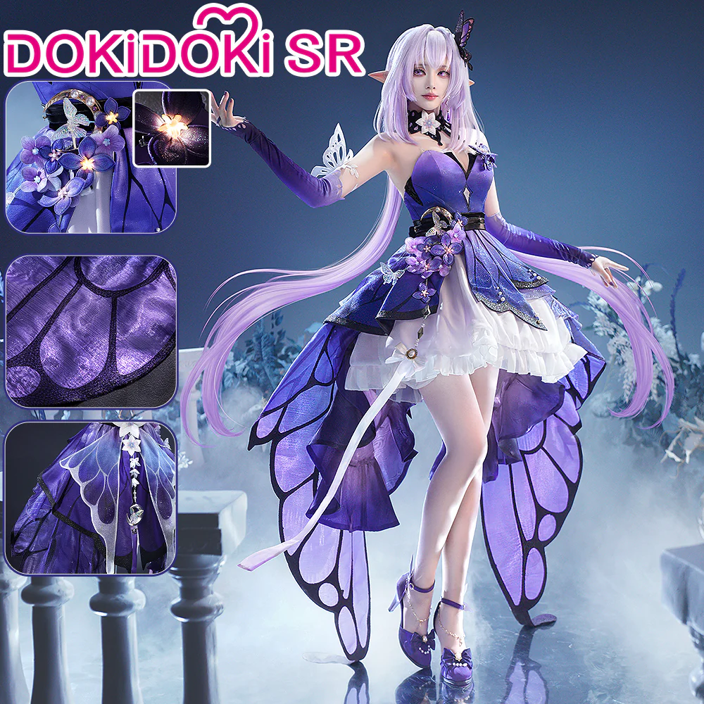 DokiDoki-SR Game Honkai: Star Rail Cosplay Castorice Costume Gossamer Flutter