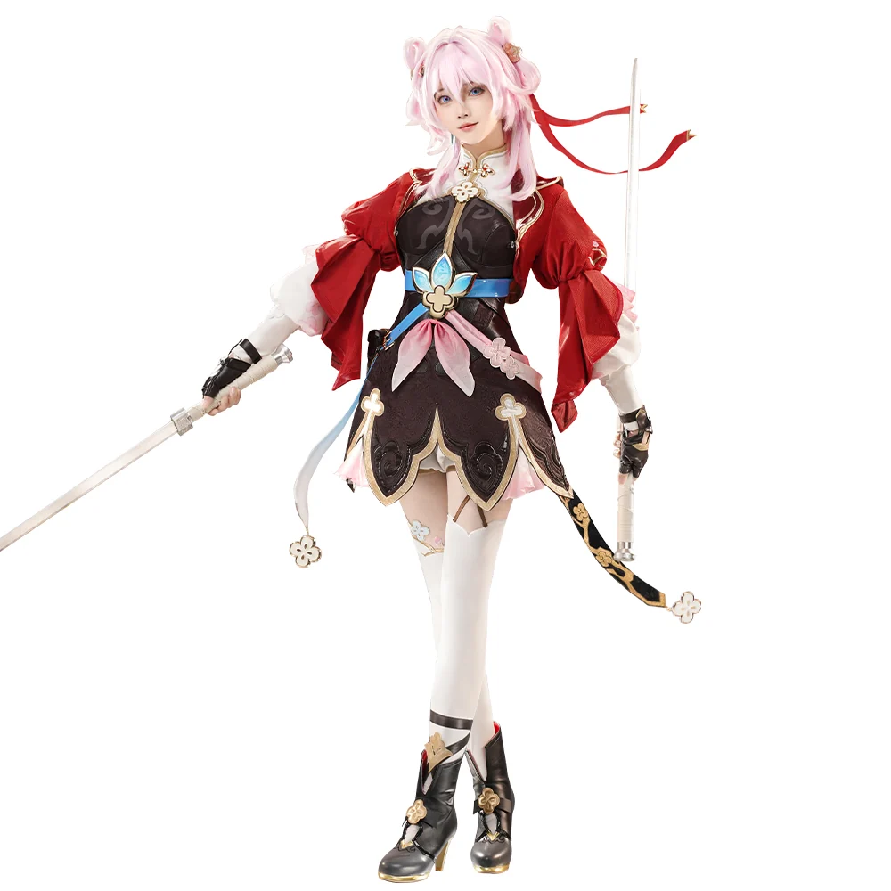 【Partially Ready For Ship】DokiDoki-SR Game Honkai: Star Rail Cosplay Imaginary Hunt March 7th Costume XianZhou SP - Image 5