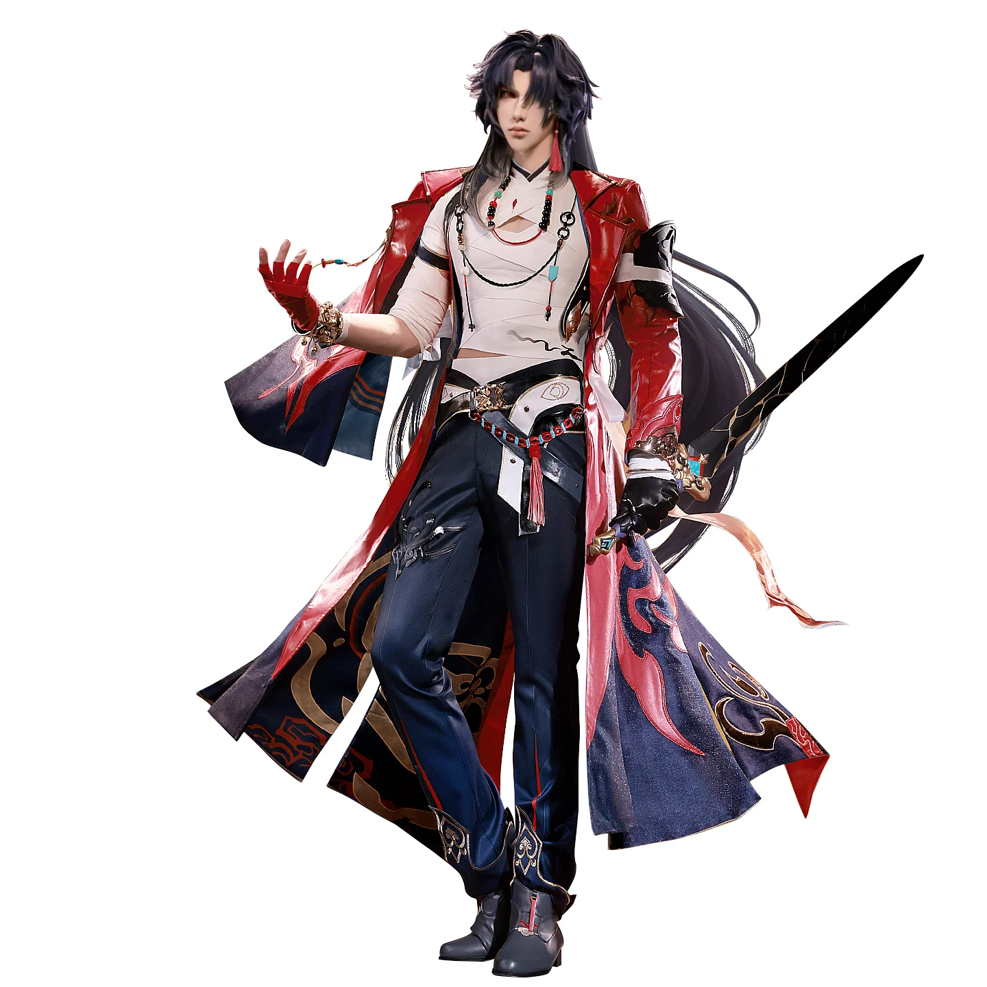 【Size S-2XL】DokiDoki-SR Game Honkai: Star Rail Cosplay Mortenax Blade Costume Blade SP Planarcadia - Image 6