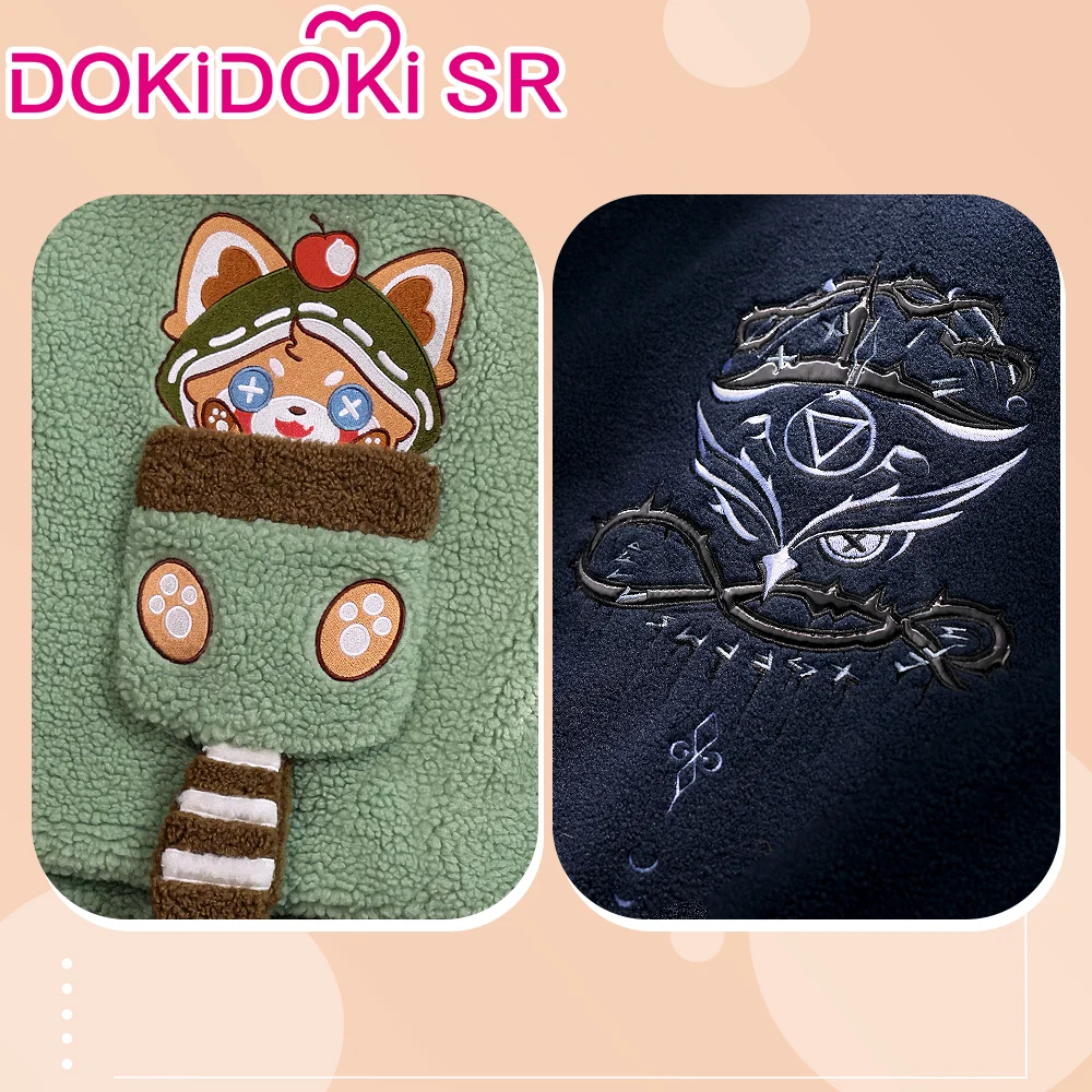 DokiDoki-SR Game Identity V Cosplay Naib Subedar / Eli Clark Costume Winter Casual Wear Furry Coat idv - Image 7