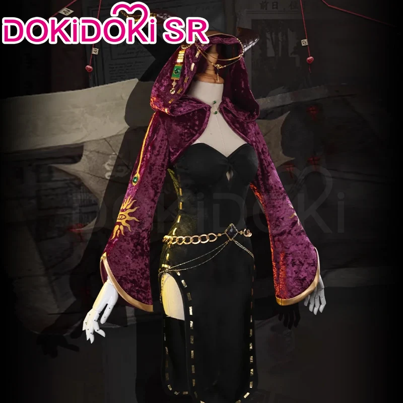 【LAST BATCH】Dokidoki-SR Game Identity V Cosplay Priestess Fiona Gilman Costume / Wig Idv