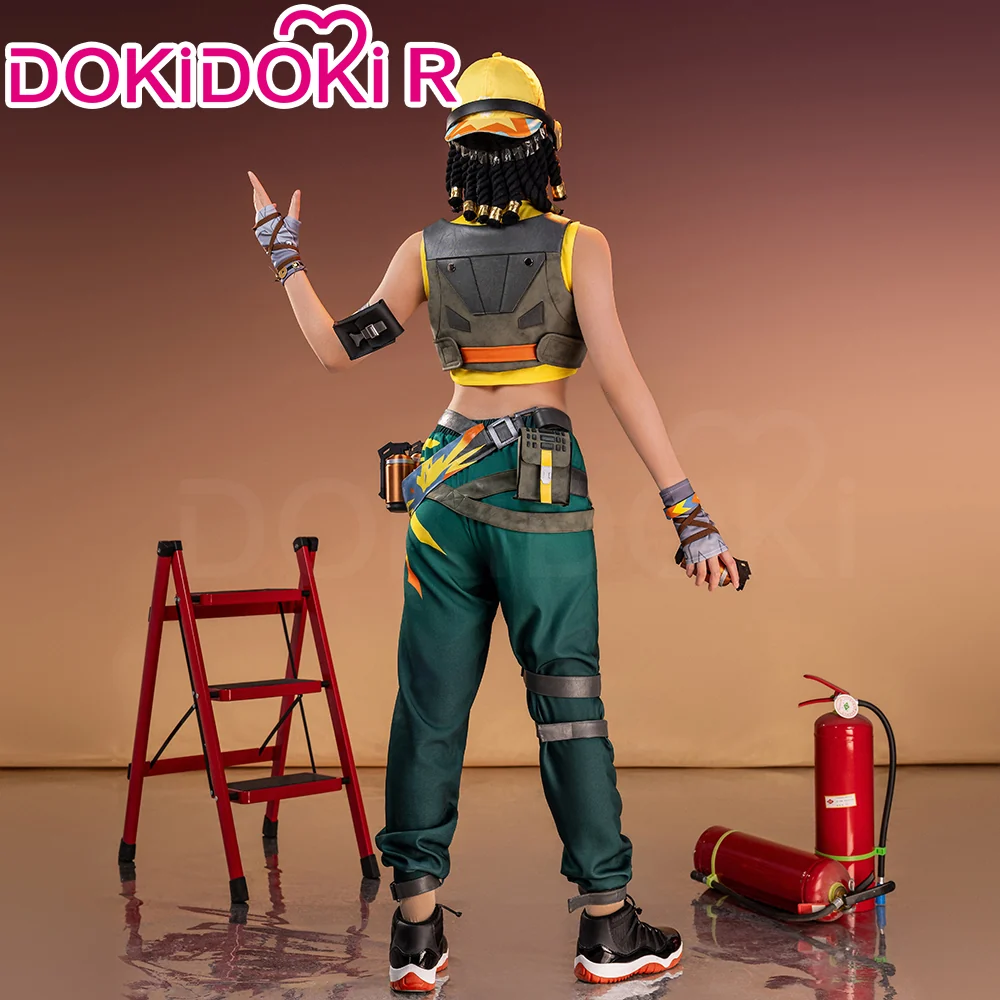 DokiDoki-R Game Valorant Cosplay Raze Costume Tayane Alves - Image 2