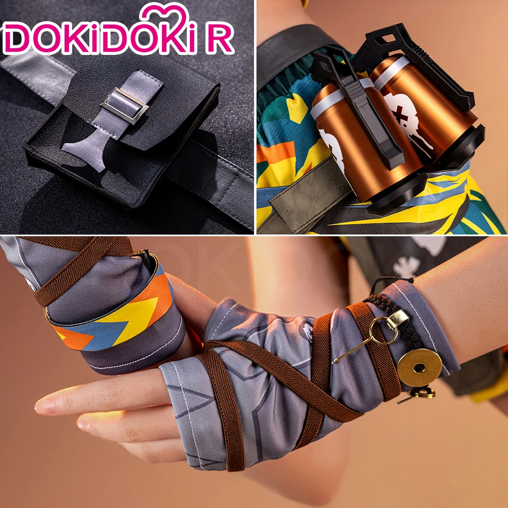 DokiDoki-R Game Valorant Cosplay Raze Costume Tayane Alves - Image 4