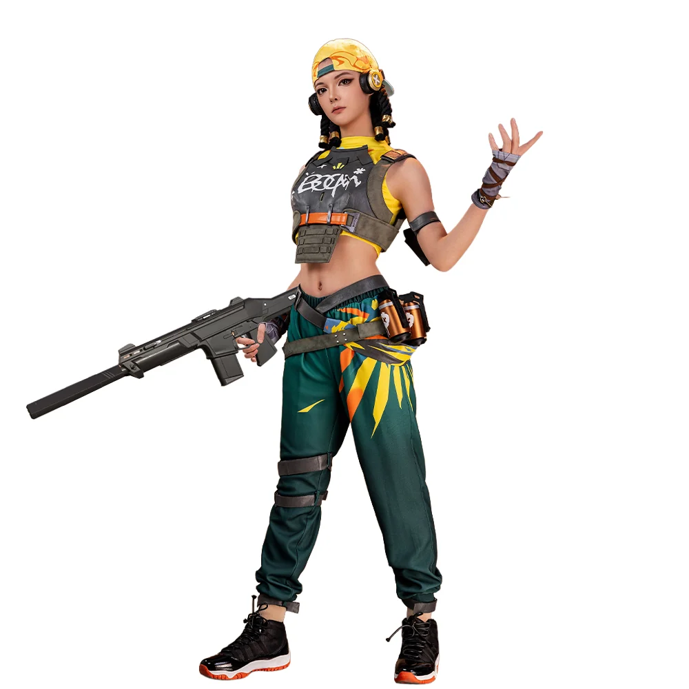 DokiDoki-R Game Valorant Cosplay Raze Costume Tayane Alves - Image 6