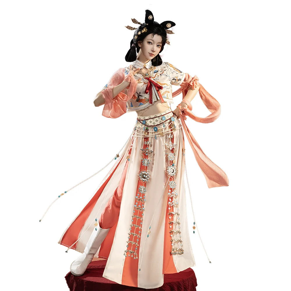 DokiDoki-SR Game Where Winds Meet Cosplay LiYuan Troupe Female Uniform Costume LiYuan - Image 4
