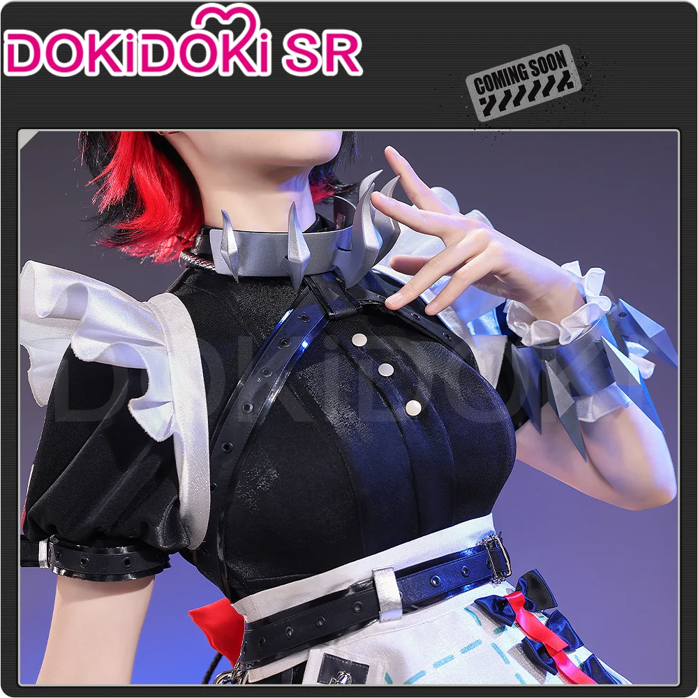 【Costume Ready For Ship】【Last Batch】DokiDoki-SR Game Zenless Zone Zero Cosplay Ellen Joe Costume / Shoes Victoria Housekeeping Co. Shark Girl Maid - Image 2