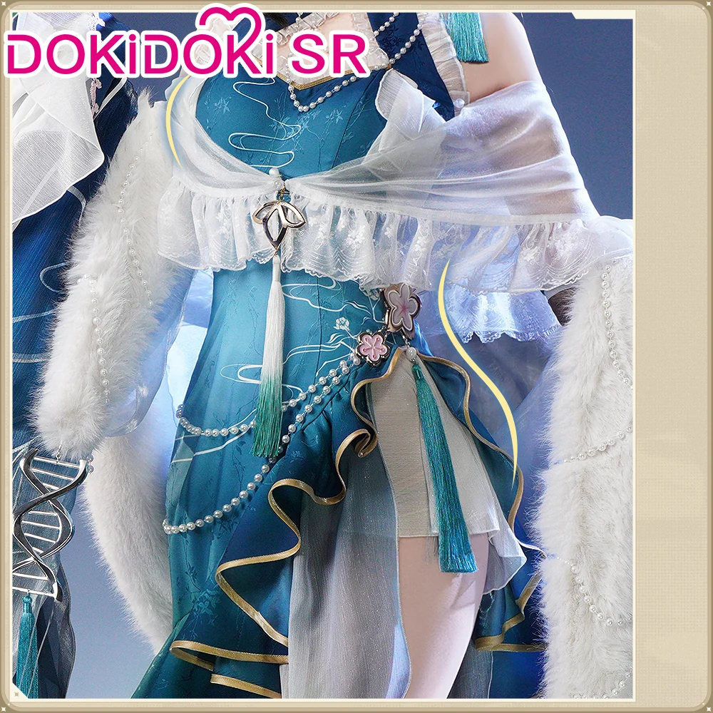 DokiDoki-SR Game Honkai: Star Rail Cosplay Ruan Mei Costume Plumfall Melody Doujin Ruanmei - Image 3