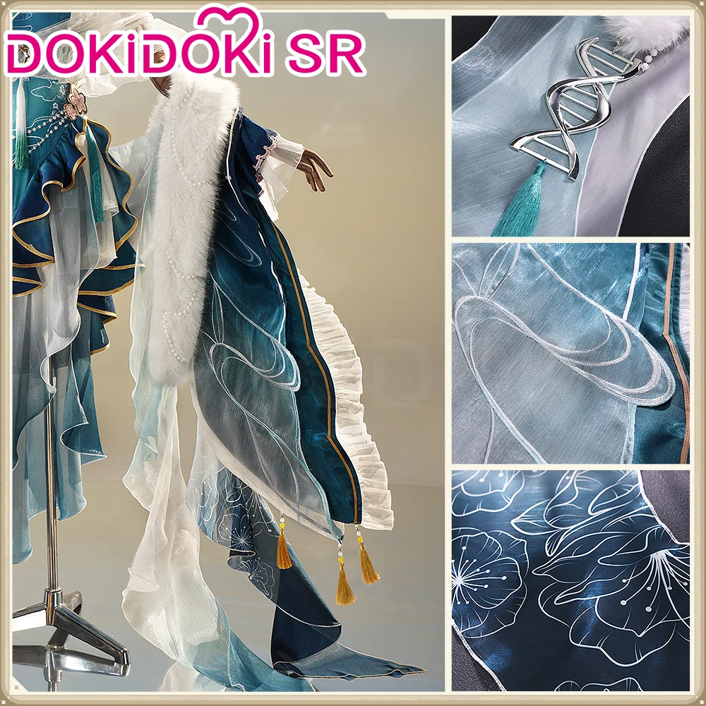 DokiDoki-SR Game Honkai: Star Rail Cosplay Ruan Mei Costume Plumfall Melody Doujin Ruanmei - Image 4