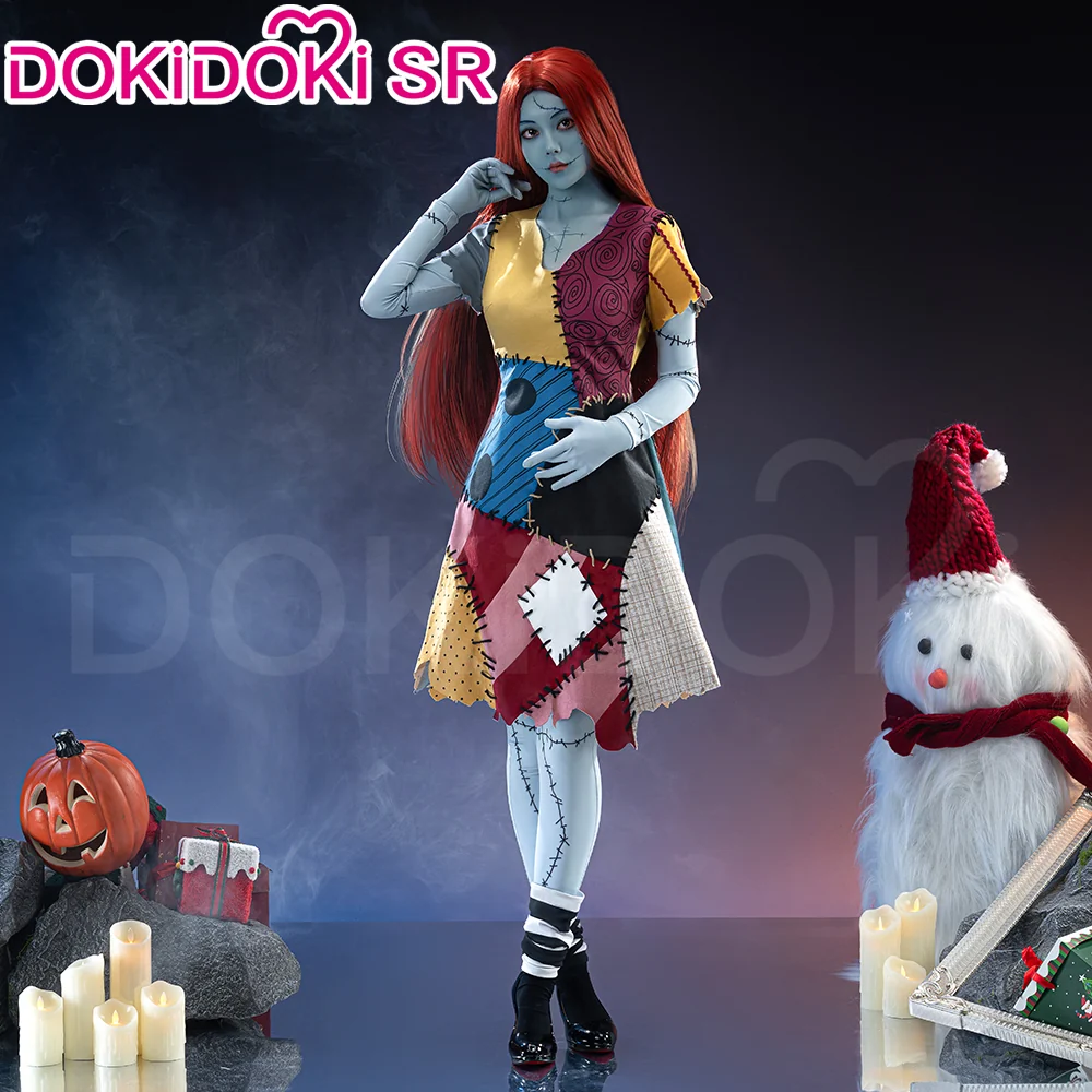 【Size S-3XL】DokiDoki-SR Movie Anime Cosplay Saally Costume Suit Halloween Dress  / Bodysuit - Image 2