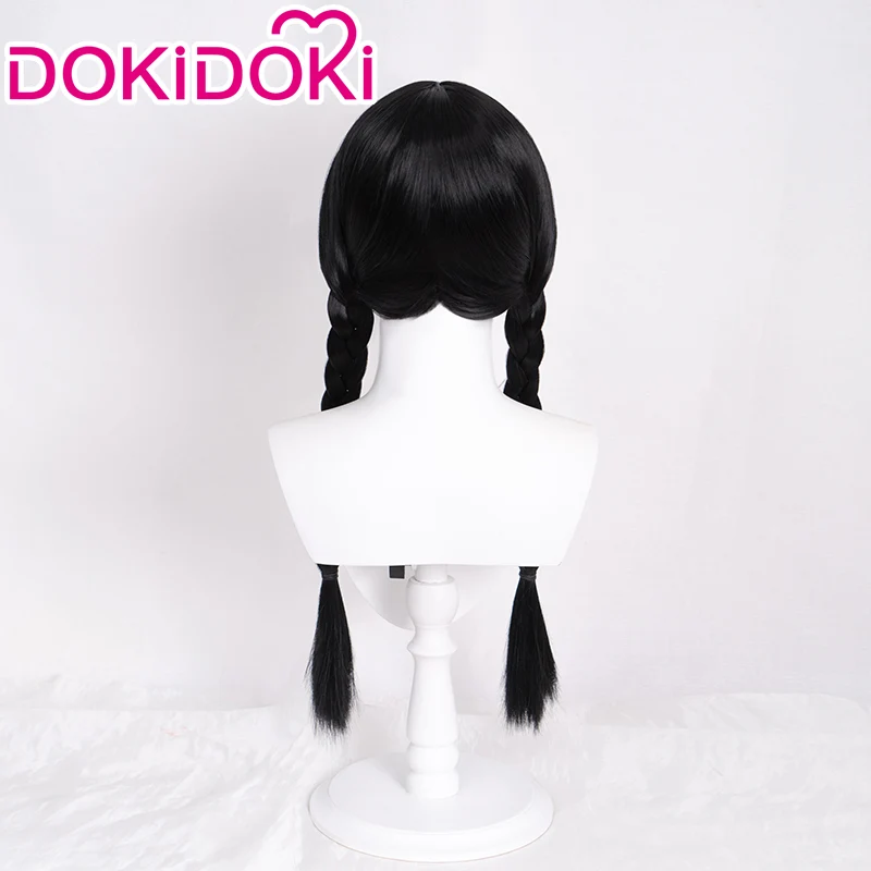 【Ready For Ship】DokiDoki TV Cosplay Wig Long Black Hair / Necklace Female Braided Pigtail - Image 3