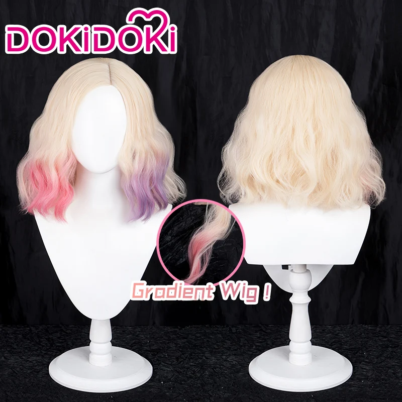 DokiDoki TV Cosplay Enid Sinclair Wig Wolf Girl Short Curly Hair