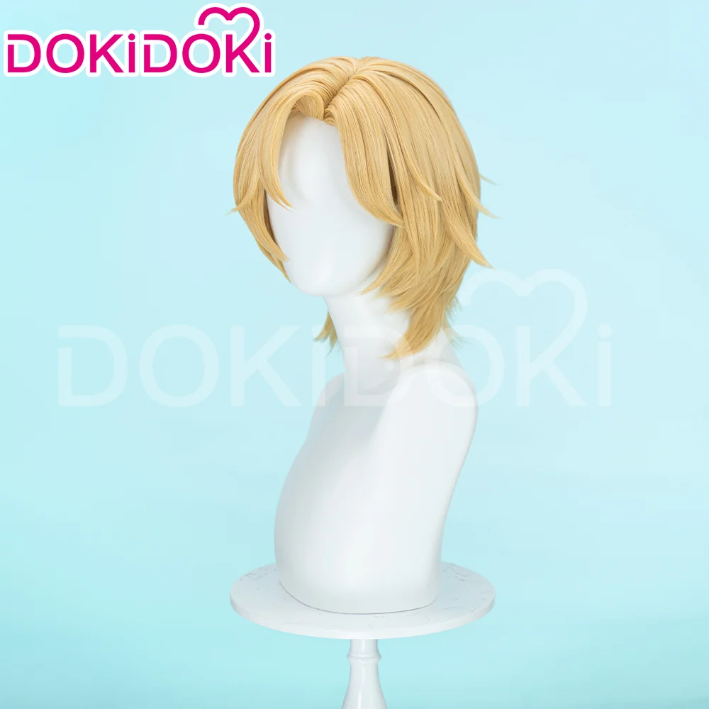 【Ready For Ship】DokiDoki Virtual Idol PLAVE Cosplay Noah Wig Short Straight Yellow Hair Han Noah - Image 3