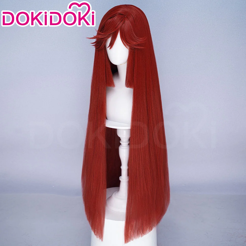 【Ready For Ship】DokiDoki Anime GACHIAKUTA Cosplay Riyo Reaper Wig Long Red Hair Fishtail Braid - Image 16