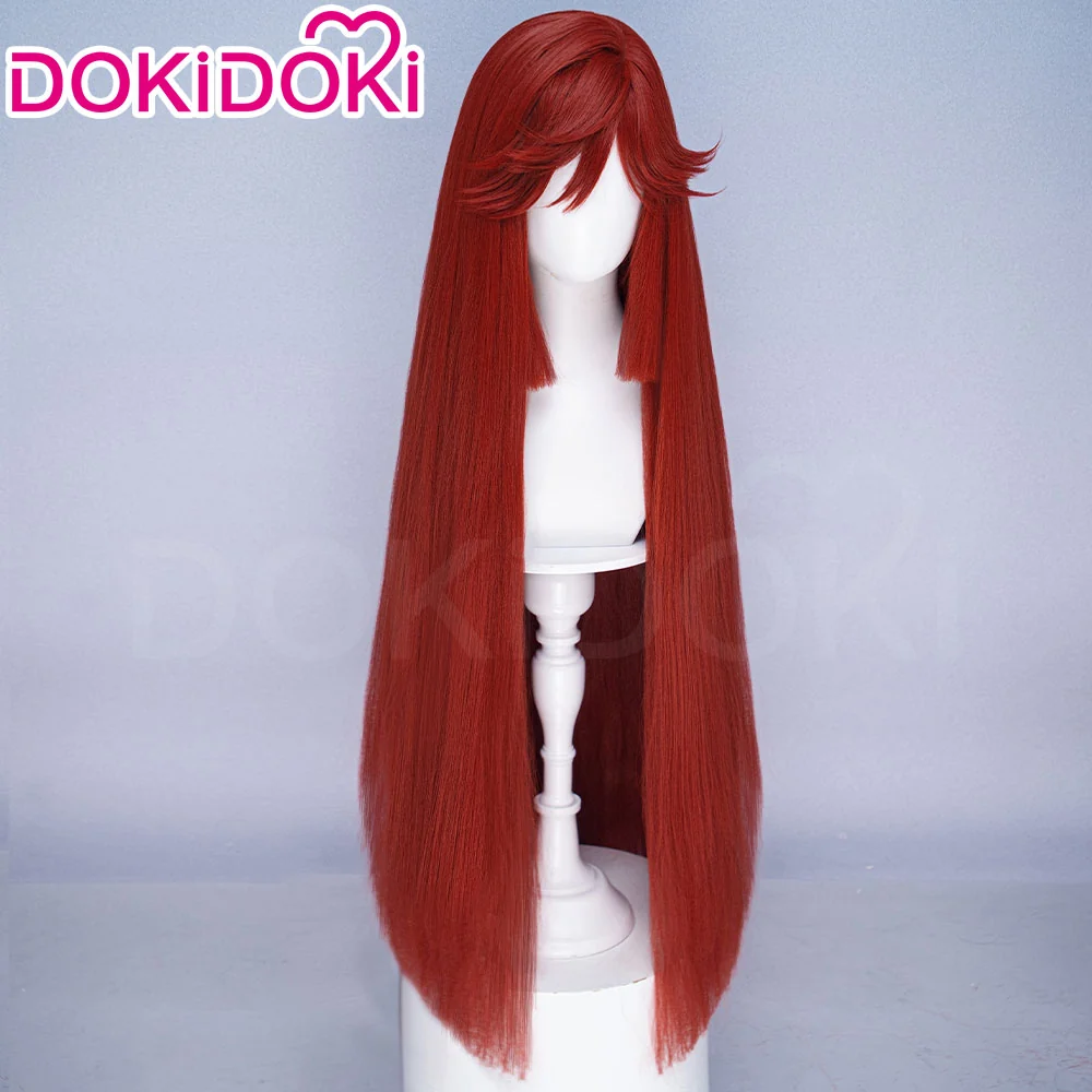 【Ready For Ship】DokiDoki Anime GACHIAKUTA Cosplay Riyo Reaper Wig Long Red Hair Fishtail Braid - Image 17