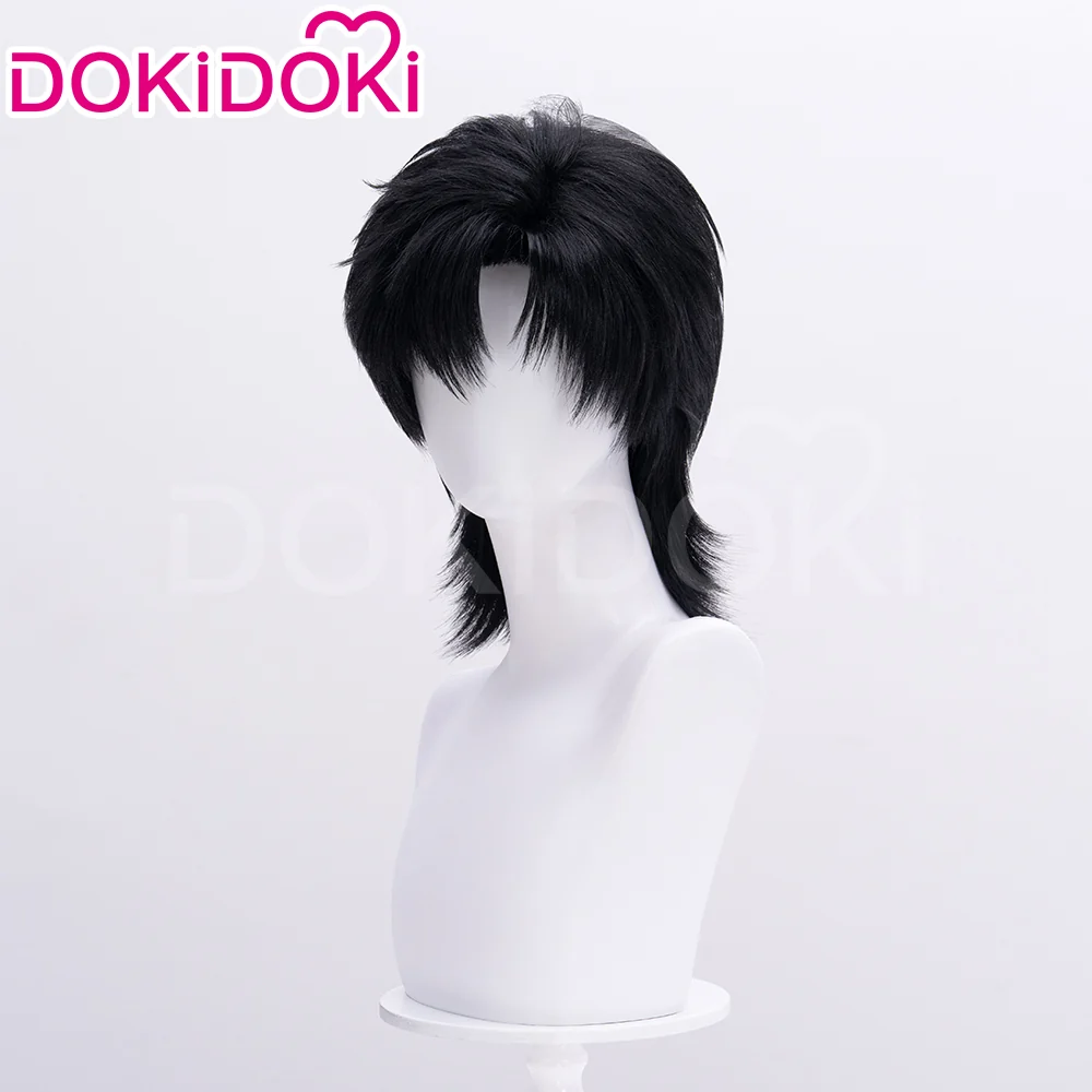【Partially Ready For Ship】【Small Area Front Lace】DokiDoki Game Light and Night Cosplay Zayne / Osborn Wig / Glasses / Ears Short Straight Black Hair Xiao Yi Mullet Silent Radiance - Image 14