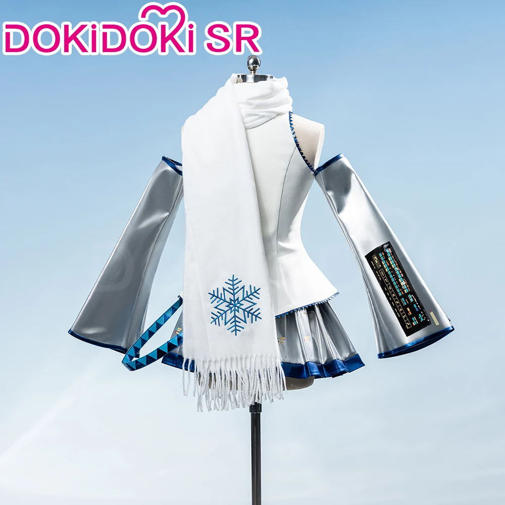 【Glowing】【Size XS-XL】DokiDoki-SR Cosplay Costume Snow Dress Suit White - Image 2