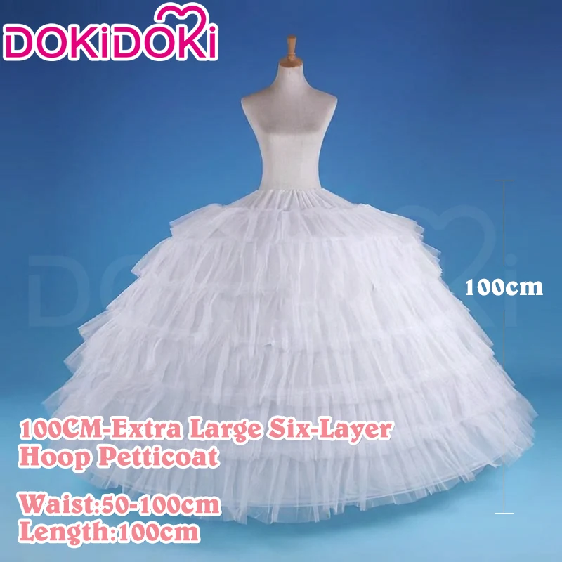 【Hoop Skirt Petticoat】【In Stock】DokiDoki Black / White Bustle Underskirt Cage Hoop Skirt Petticoat Disc Hoop Skirt Petticoat Extra Large Wedding Hoop Cosplay Lolita Dress - Image 35