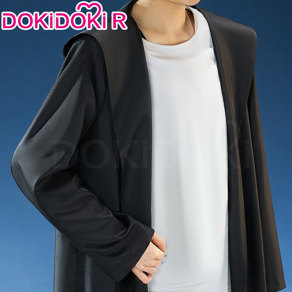 【Size S-2XL】DokiDoki-R Anime Cosplay Man Costume Black White - Image 4