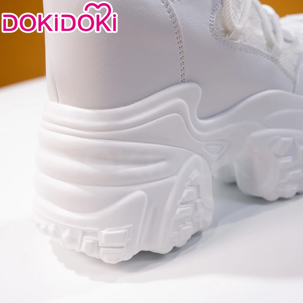 【In Stock】【16 CM】DokiDoki Height Increasing Shoes / Elevator Shoes Black / White / Silver Boots Invisible Breathable Lace Mesh Height-Increasing Shoes - Image 12
