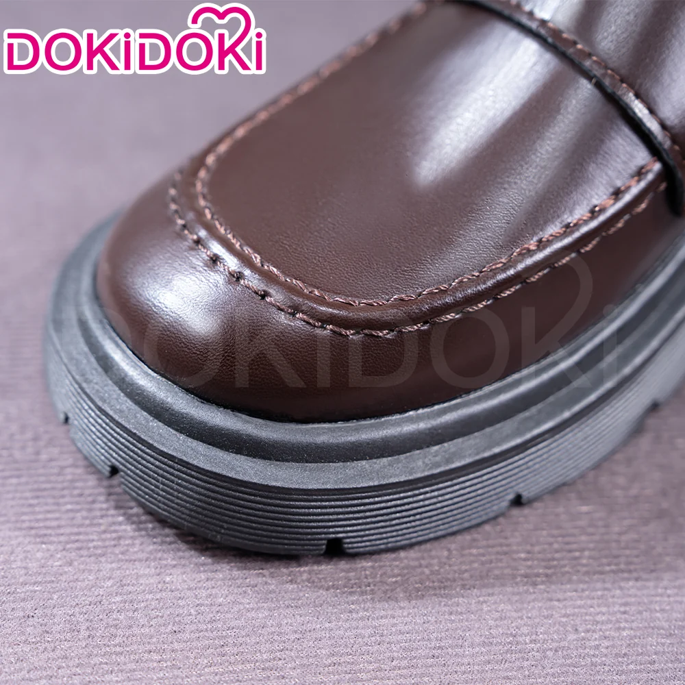 DokiDoki Anime Game Cosplay Brown Shoes College Uniform Shoes - Image 3