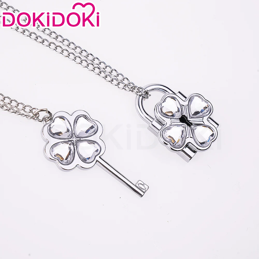 【In Stock】DokiDoki Anime Shugo Chara! Cosplay Humpty Lock Dumpty Key Prop Hinamori Amu Accessory Necklaces - Image 3