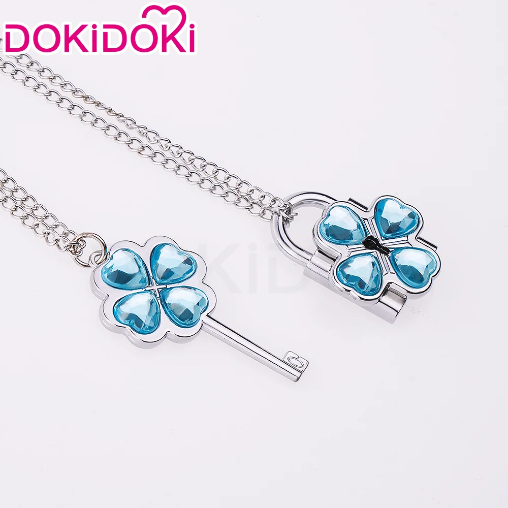 【In Stock】DokiDoki Anime Shugo Chara! Cosplay Humpty Lock Dumpty Key Prop Hinamori Amu Accessory Necklaces - Image 4
