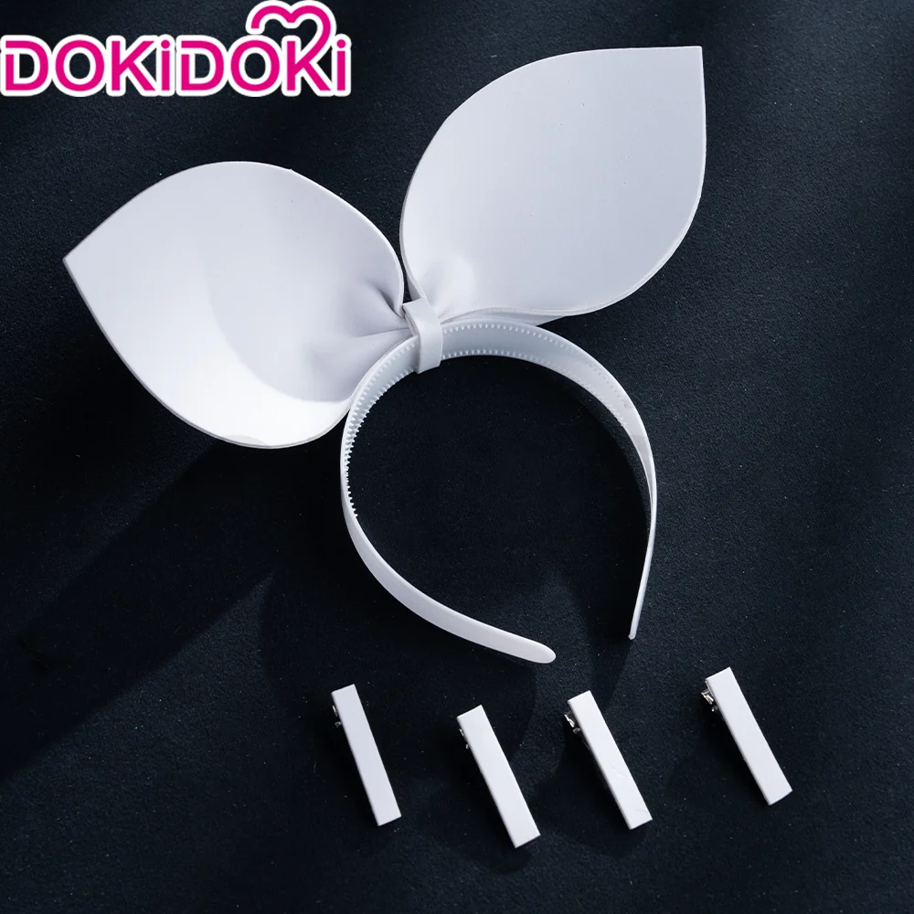 【In Stock】DokiDoki Cosplay Prop White Headphones Bow Headband - Image 13