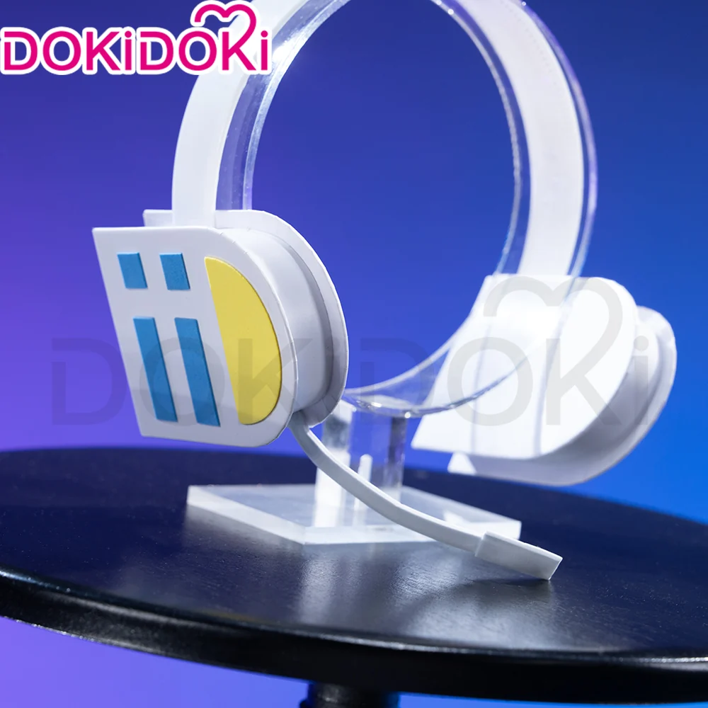 【In Stock】DokiDoki Cosplay Prop White Headphones Bow Headband - Image 3