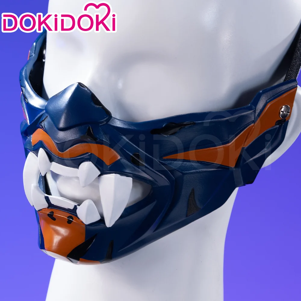 【In Stock】DokiDoki Game Valorant Cosplay Yoru Prop Mask - Image 2