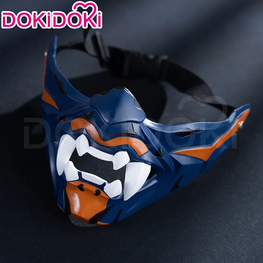 【In Stock】DokiDoki Game Valorant Cosplay Yoru Prop Mask - Image 3