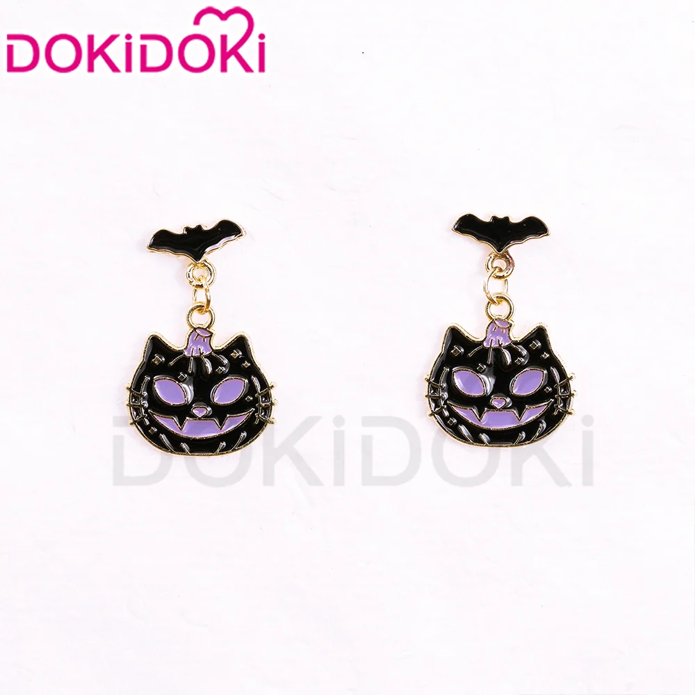 【Partial Ready For Ship】【In Stock】DokiDoki Halloween Spider / Skull / Ghost / Witch Hat / Bat / Cross / Cat  Earrings - Image 6