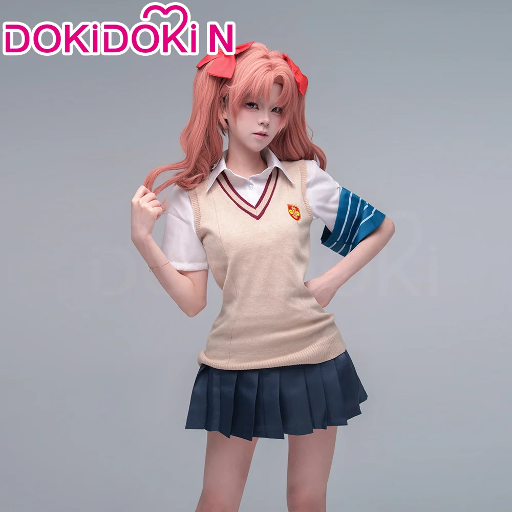 【In Stock】DokiDoki-N Anime A Certain Scientific Railgun Cosplay Shirai Kuroko Costume School Uniform - Image 2