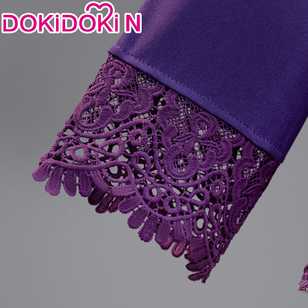 【In Stock】【Size XS-3XL】DokiDoki-N Anime Cosplay Women Costume Purple Dress Suit - Image 4