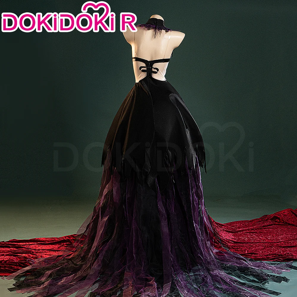 【Ready For Ship】【Size S-2XL】DokiDoki-R Anime Cosplay Costume Demon Black Purple Dress - Image 2