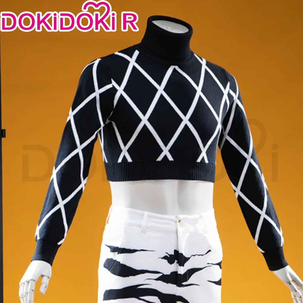 【In Stock】DokiDoki-R Anime Season 5 Cosplay Costume Blue Black Suit Golden Wind - Image 10
