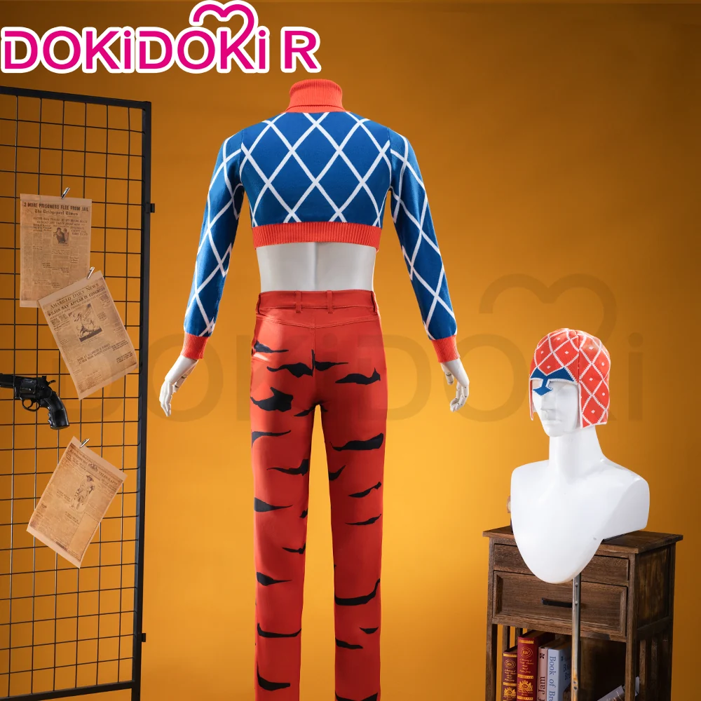 【In Stock】DokiDoki-R Anime Season 5 Cosplay Costume Blue Black Suit Golden Wind - Image 2